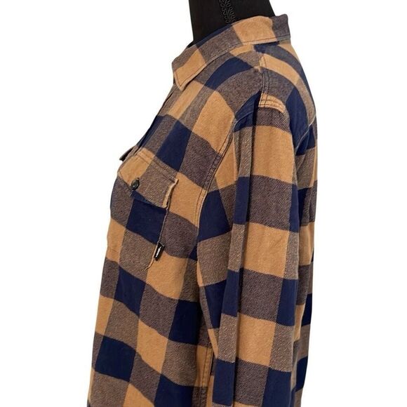 VANS Off The Wall Button Front Checkered Flannel Shirt - Picture 5 of 9